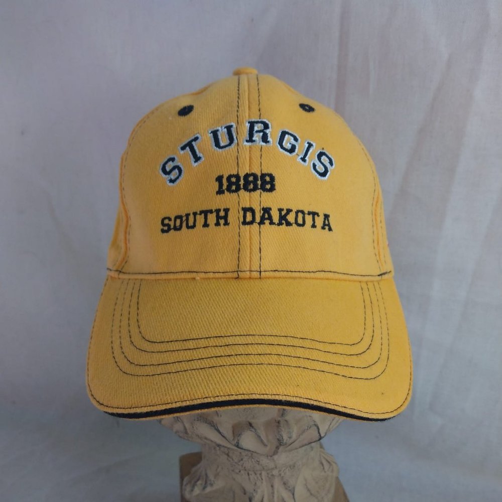 Yellow Sturgis 1888 South Dakota Ball Cap